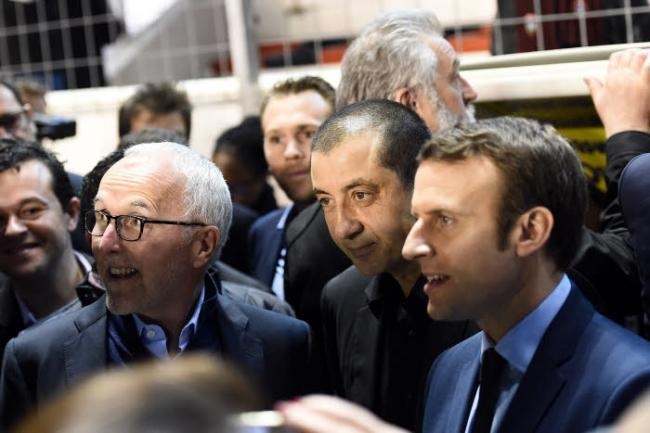 Emmanuel Macron et Frank McCourt