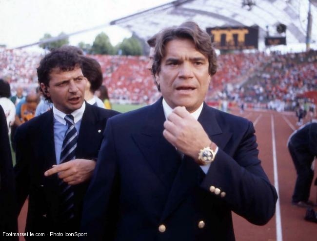 Bernard Tapie, 1993, lors d'OM-Milan
